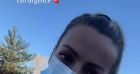 Hillary Vanderosieren se rend à l'hôpital avec son bébé Matteo.