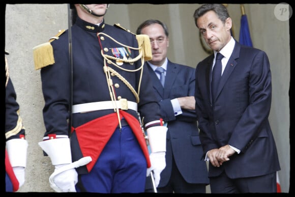 Nicolas Sarkozy et Claude Guéant à l'Elysée en 2010