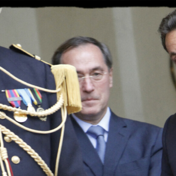 Nicolas Sarkozy et Claude Guéant à l'Elysée en 2010