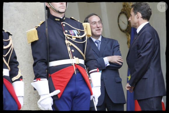 Nicolas Sarkozy et Claude Guéant à l'Elysée en 2010