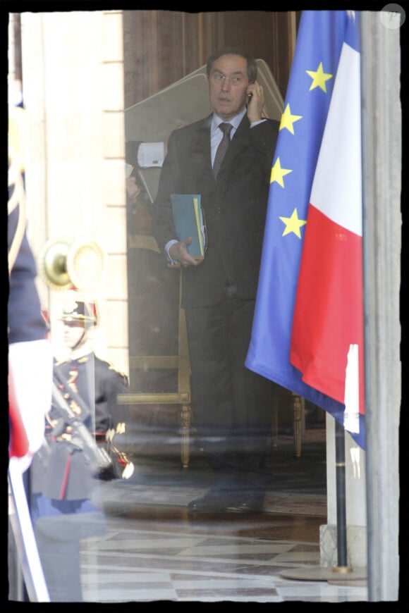 Claude Guéant lors du 28e sommet franco-italien à l'Elysée