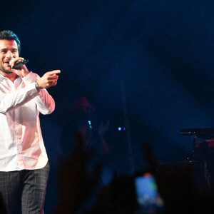 Exclusif - Amir Haddad au concert de l'Appel national pour la Tsedaka, au Palais des Congrès. Paris, le 13 décembre 2021. © Coadic Guirec/Bestimage