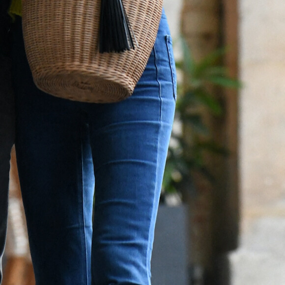 Exclusif - Jalil Lespert et Jade Hallyday à Paris, le 29 juin 2021.