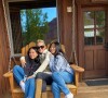 Laeticia Hallyday et ses filles, Jade et Joy, sur Instagram en octobre 2021.