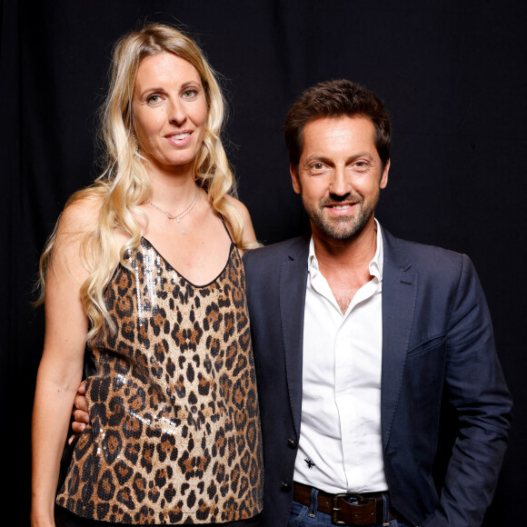 Frédéric Diefenthal et sa compagne Stéphanie Seguin - Backstage de l'enregistrement de l'émission "La Chanson secrète 8" à la Seine musicale à Paris, diffusée le 4 septembre sur TF1 © Gaffiot-Moreau / Bestimage 