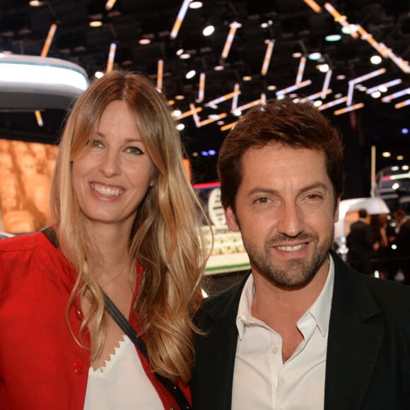 Exclusif - Frédéric Diefenthal et sa compagne Stéphanie - Soirée Renault à l'occasion de l'ouverture de la 120ème édition du Mondial de l'Automobile 2018 au Paris Expo Porte de Versailles à Paris le 2 octobre 2018. © Rachid Bellak/Bestimage 