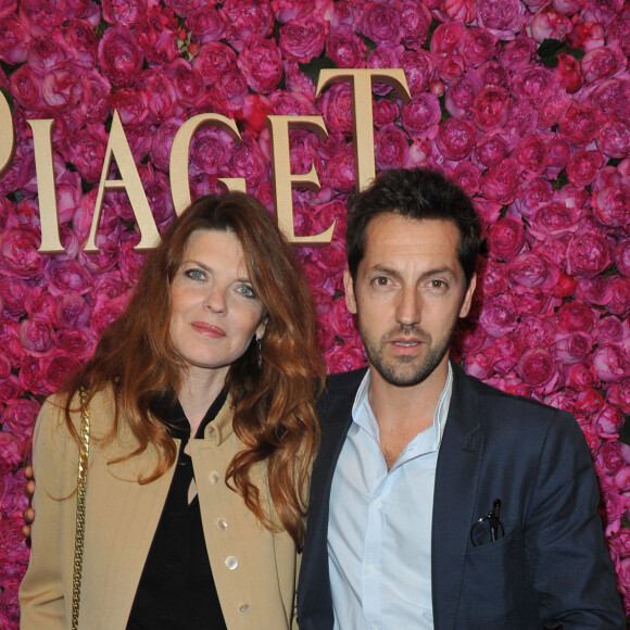 Gwendoline Hamon et Frederic Diefenthal- Paris le, 13 Juin 2013 - Soiree privee Piaget a l'Orangerie Ephemere dans le jardin des Tuileries.