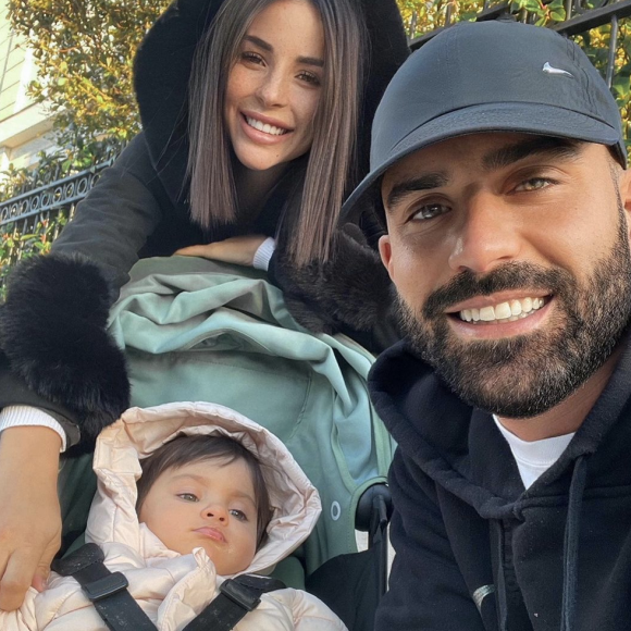 Vincent Queijo et sa fiancée Rym Renom sont devenus les parents d'un deuxième enfant - Instagram