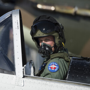 Le prince William, duc de Cambridge, assiste la RAF ( Royal Air Force) station à l'occasion du centenaire de la parade du 29 escadron à Lincoln, le 22 septembre 2015.