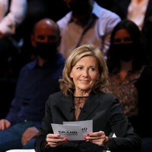 Exclusif - Claire Chazal - Enregistrement de l'émission "Le grand échiquier" à Paris, présentée par C.Chazal, et diffusée le 20 décembre sur France 3. Le 25 Novembre 2021 © Dominique Jacovides / Bestimage