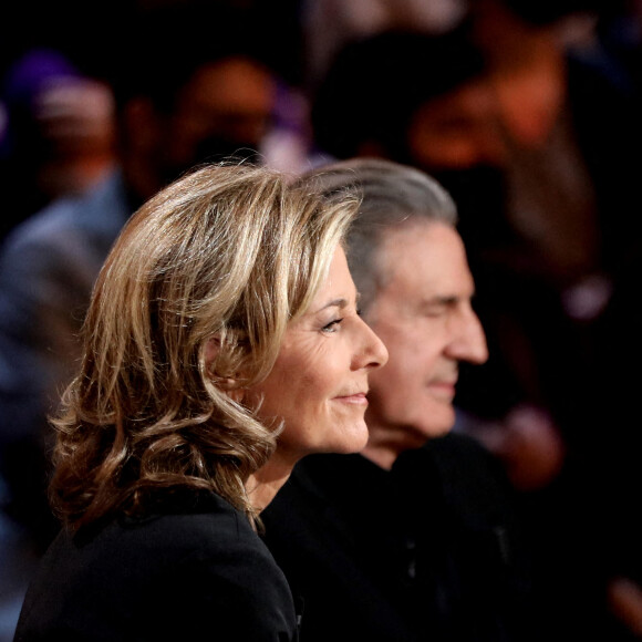 Exclusif - Claire Chazal - Enregistrement de l'émission "Le grand échiquier" à Paris, présentée par C.Chazal, et diffusée le 20 décembre sur France 3. Le 25 Novembre 2021 © Dominique Jacovides / Bestimage