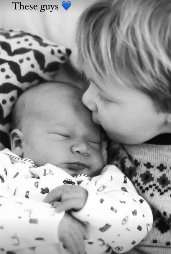 Le photographe de la famille royale britannique Chris Jackson annonce la naissance de son deuxième enfant. Story Instagram du 21 décembre 2021.
