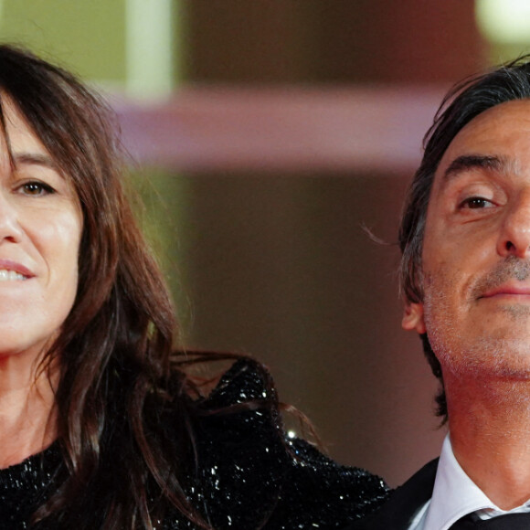 Charlotte Gainsbourg, Yvan Attal à la première de "Les Choses Humaines" au 78ème Festival International du Film de Venise (Mostra), le 9 septembre 2021. 