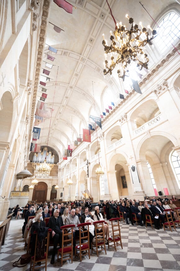 Baptême du prince Joachim Georges Laurent Napoléon Murat à la cathédrale Saint-Louis des Invalides, à Paris, le 12 décembre 2021.