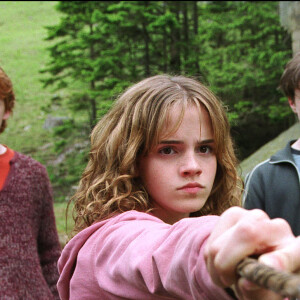 Rupert Grint, Emma Watson et Daniel Radcliffe dans "Harry Potter et le prisonnier d'Azkaban". 2004. @Warner Bros/KRT/ABACA.