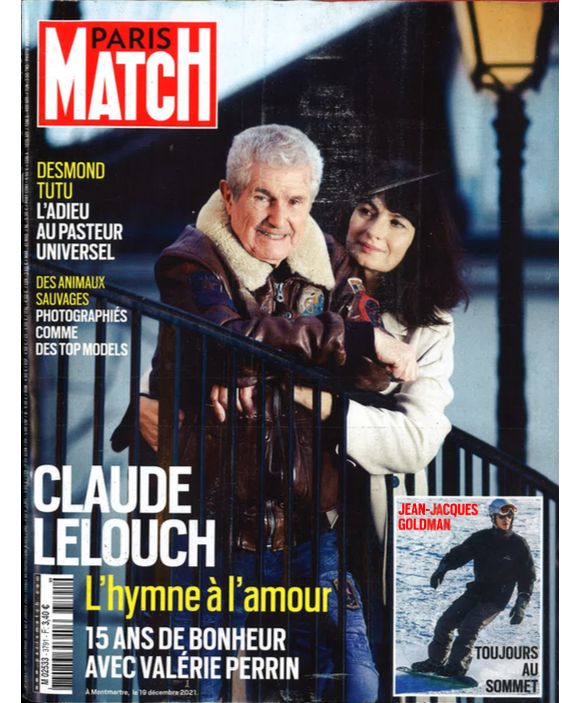 Le magazine "Paris Match" du 30 décembre 2021.