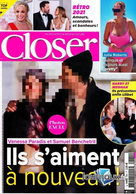 Le magazine "Closer" du 31 décembre 2021.