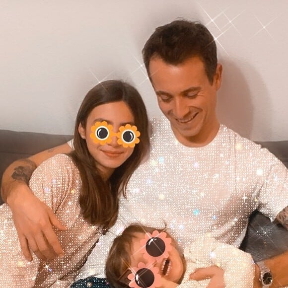 Hugo Clement avec Ava et Jim. Instagram. Le 1er janvier 2022.