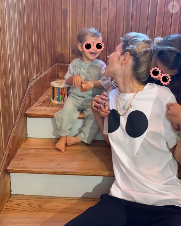 Alexandra Rosenfeld et ses filles. Instagram. Le 19 septembre 2021.