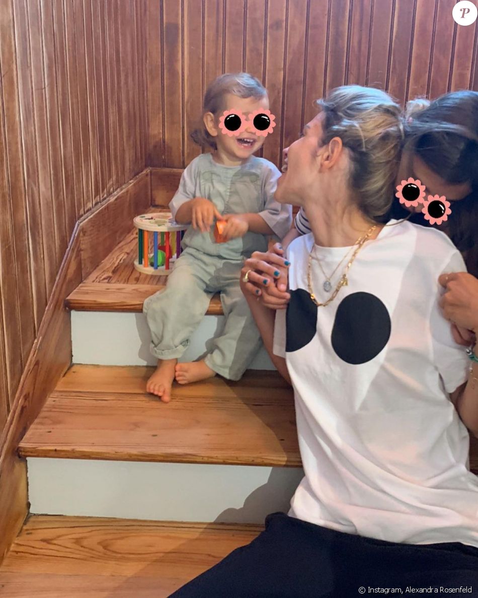 Alexandra Rosenfeld et ses filles. Instagram. Le 19 septembre 2021 ...
