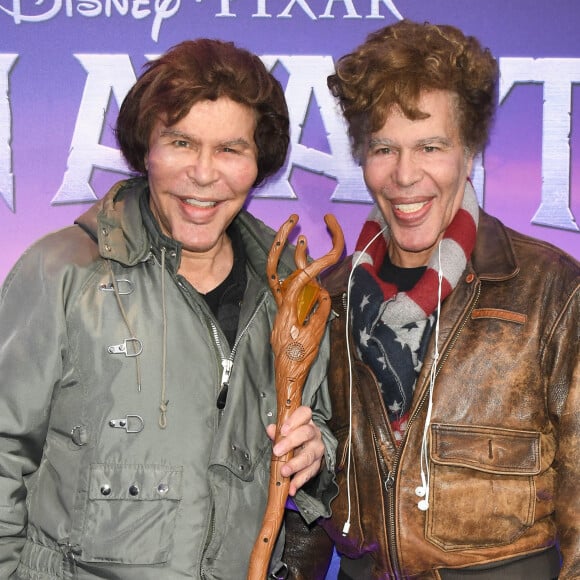 Grichka Bogdanoff (Bogdanov) et Igor Bogdanoff (Bogdanov) à la première du film "En Avant" au cinéma UGC Normandie à Paris, le 26 février 2020. © Guirec Coadic/Bestimage 