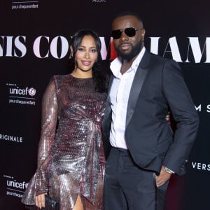 Gims et sa femme DemDem au photocall de la soirée "Unis comme jamais" au profit de l'Unicef, au pavillon Cambon à Paris. Le 8 novembre 2021. © Pierre Perusseau / Bestimage