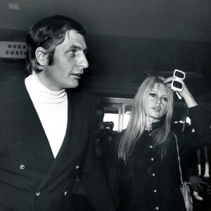 Brigitte Bardot et Gunter Sachs en 1966 à Rome.