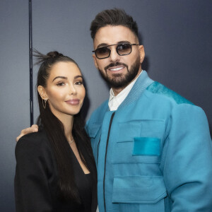 Exclusif - Nabilla Benattia et son mari Thomas Vergara - Nabilla Benattia, son mari Thomas Vergara et leur fils Milann posent lors de l'avant première du documentaire "Nabilla sans filtre" (Amazon Prime Vidéo) à Paris .© Jack Tribeca / Bestimage 