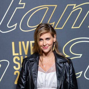 Ophélie Meunier (enceinte) - Photocall du défilé Etam Live Show 2021 à l'Opéra Garnier à Paris le 4 octobre 2021. © Tiziano Da Silva / Bestimage