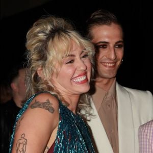 Miley Cyrus et Damiano David (Maneskin) - Soirée "Gucci Love Parade" à Los Angeles.