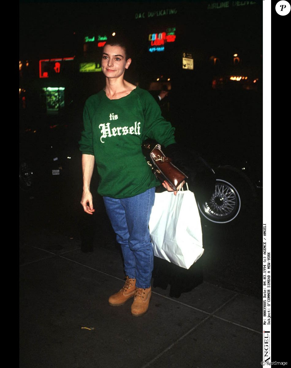 Sinéad O'Connor à New York.