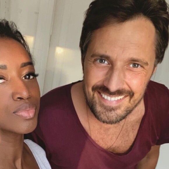 Hapsatou Sy et Vincent Cerutti, en couple et parents de deux enfants : Abbie (5 ans) et Isaac (2 ans).