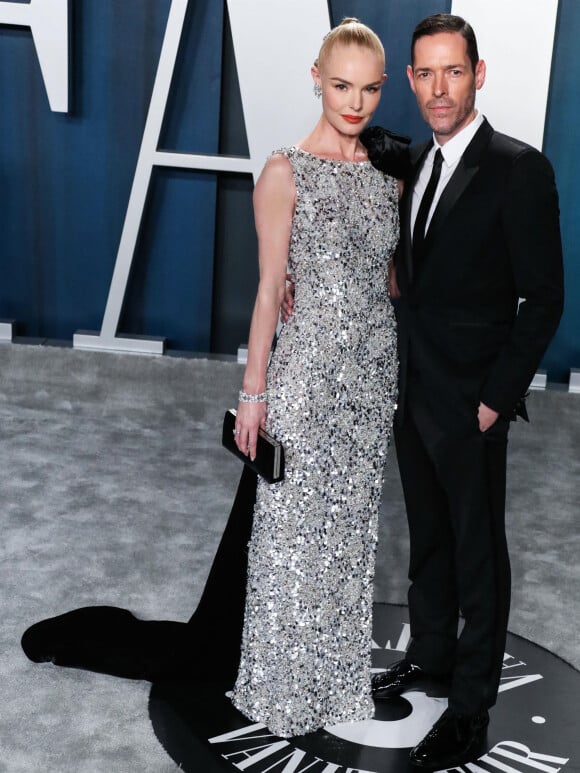 Kate Bosworth et son mari Michael Polish - People à la soirée "Vanity Fair Oscar Party" après la 92ème cérémonie des Oscars 2020 au Wallis Annenberg Center for the Performing Arts à Los Angeles, le 9 février 2020.