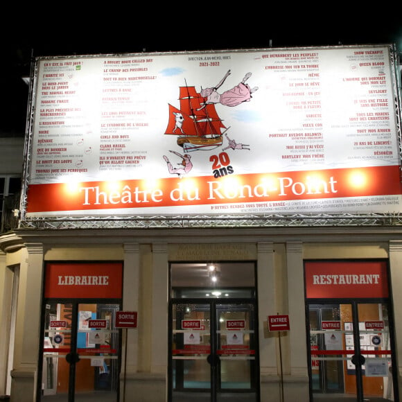 Le théâtre du Rond Point lors de la générale de la pièce "Clara Haskil, prélude et fugue" au théâtre du Rond Point à Paris, France, le 5 janvier 2022. © Bertrand Rindoff Petroff/Bestimage 