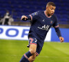 Kylian Mbappe / PSG - Match de Ligue 1 Uber Eats "Lyon - PSG (1-1)" au stade Groupama Stadium, le 9 janvier 2022.