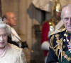 La reine Elizabeth et son mari le prince Philip au Parlement à Londres, en 2010.