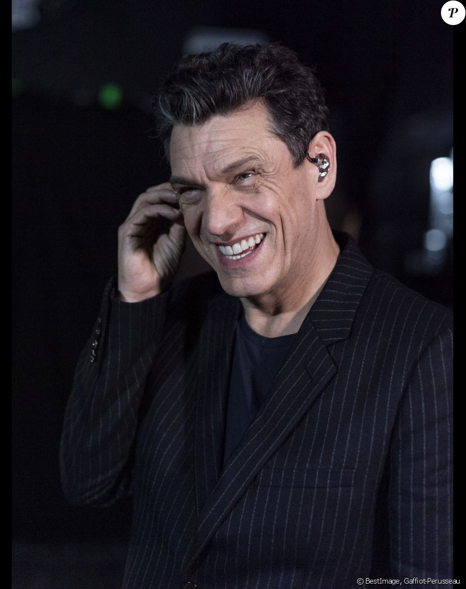 Exclusif - Marc Lavoine - Backstage de l'enregistrement de l'émission "La Chanson secrète 4", qui sera diffusée le 4 janvier 2020 sur TF1, à Paris. Le 17 décembre 2019 © Gaffiot-Perusseau / Bestimage