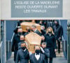 Messe en hommage aux frères Igor et Grichka Bogdanoff (Bogdanov) en l'église de La Madeleine à Paris. Le 10 janvier 2022 © Jacovides-Moreau / Bestimage