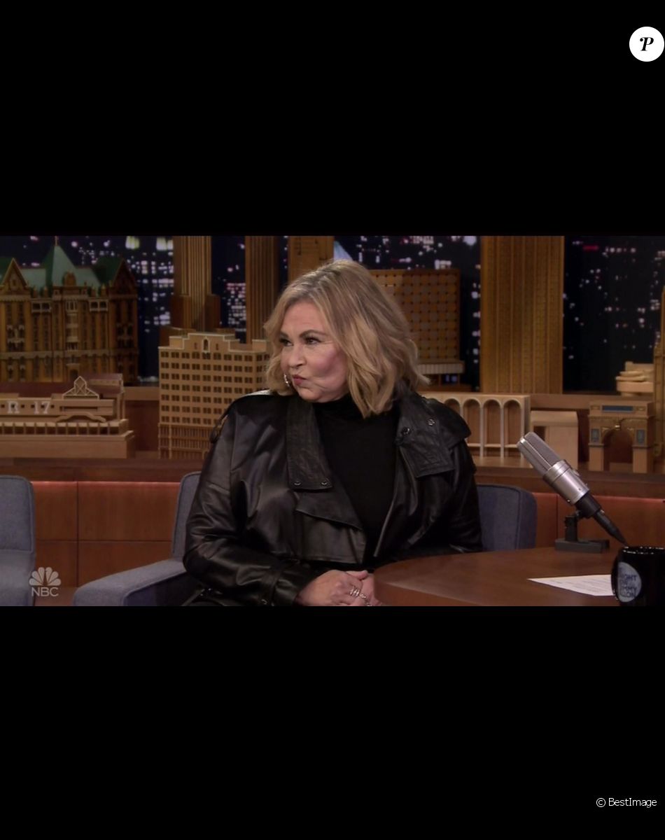 Roseanne Barr participe à l'émission "The Tonight Show" à Los Angeles, le 1er mai 2018.