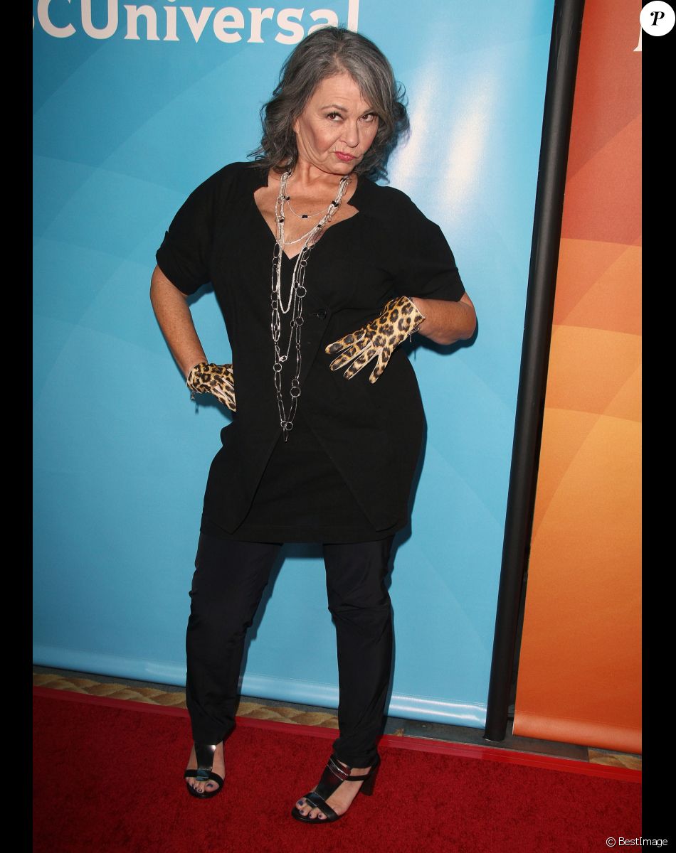 Roseanne Barr - Conférence de presse "NBC Universal Summer" à Pasadena, le 8 avril 2014.