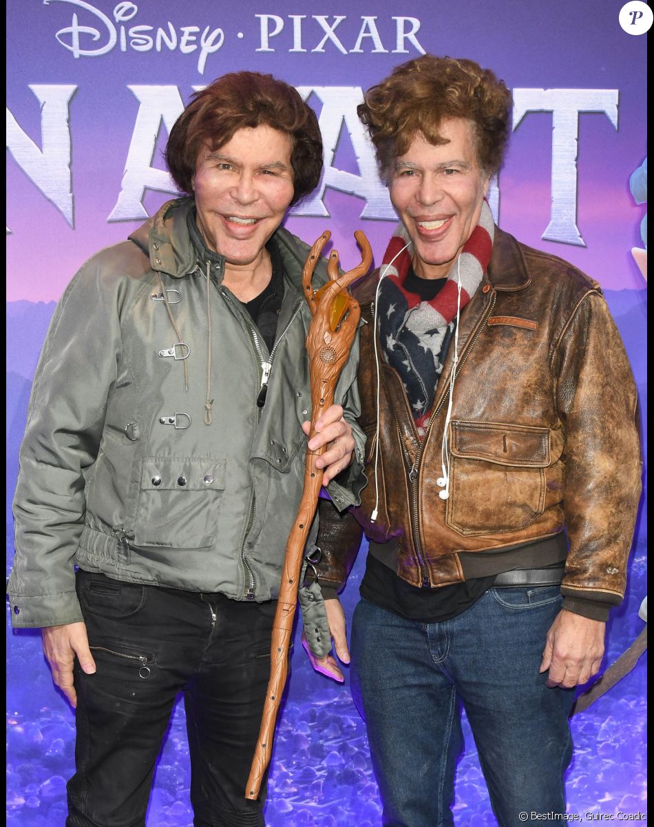 Grichka Bogdanoff (Bogdanov) et Igor Bogdanoff (Bogdanov) à la première du film "En Avant" au cinéma UGC Normandie à Paris. © Guirec Coadic/Bestimage