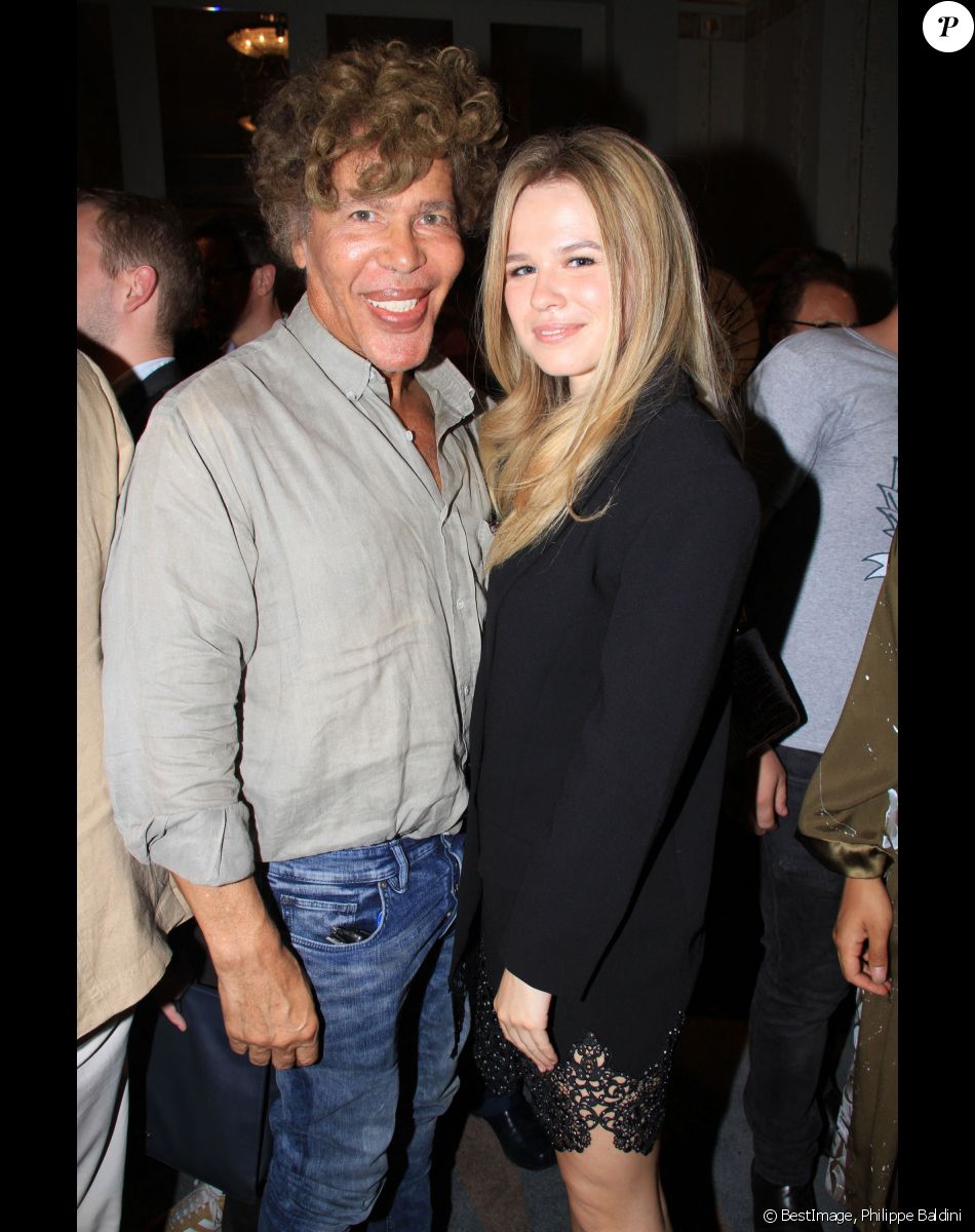 Igor Bogdanov (Bogdanoff) et sa compagne Julie Jardon - People au défilé Kithe Brewster Haute Couture Automne / Hiver 2019-2020 dans le cadre de la Fashion Week à l'hôtel Lutecia à Paris le 3 juillet 2019. © Philippe Baldini/Bestimage