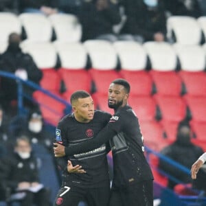 Kylian Mbappe (PSG) - Match de Ligue 1 Uber Eats "PSG - Brest (2-0)" au stade du Parc des Princes, le 15 janvier 2022.