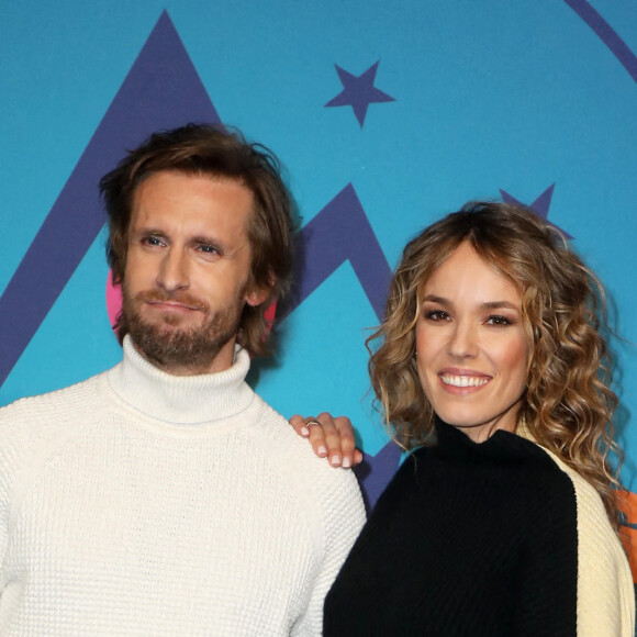 Philippe Lacheau et Elodie Fontan - Soirée d'ouverture de la 25e édition du Festival de l'Alpe d'Huez. Le 17 janvier 2022. © Dominique Jacovides / Bestimage