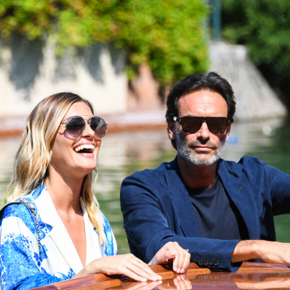 Anthony Delon et sa compagne Sveva Alviti - Arrivées des personnalités à l'hôtel Excelsior lors de la 77ème édition du festival international du film de Venise (Mostra) le 2 septembre 2020.