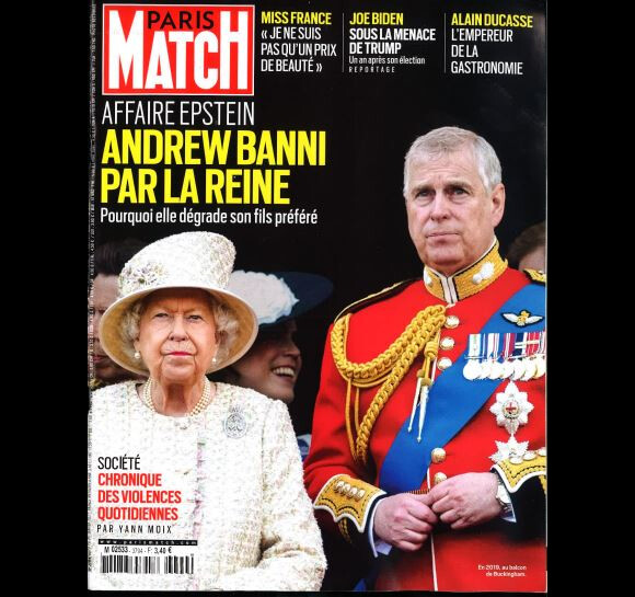 Couverture du magazine "Paris Match"