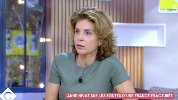 Anne Nivat évoque les accusations de tentative d'agression sexuelle qui pèsent sur son mari Jean-Jacques Bourdin - Émission "C à vous", France 5
