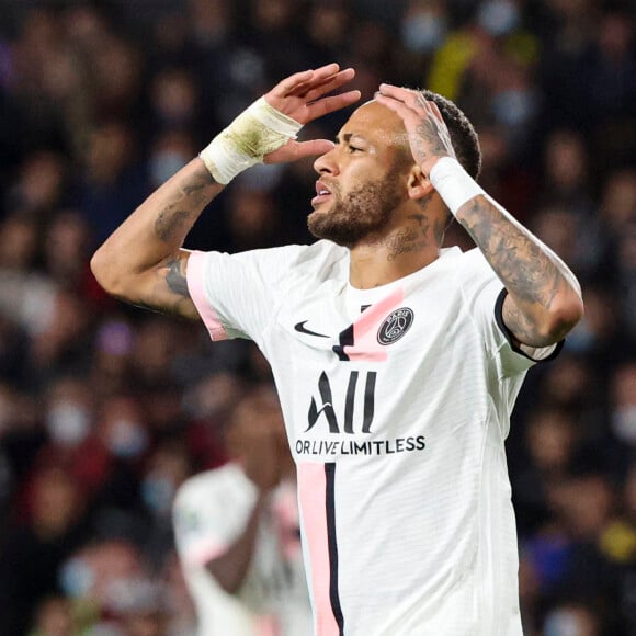Neymar jr Da Silva 10 - Match de football en ligue 1 Uber Eats : PSG (Paris Saint-Germain) remporte la victoire 2-1 contre Metz le 22 septembre 2021. © Elyxandro Cegarra/Panoramic/Bestimage