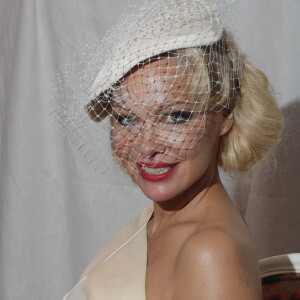 Pamela Anderson - Backstage du défilé de mode PAP printemps-été 2020 "Vivienne Westwood" à Paris.