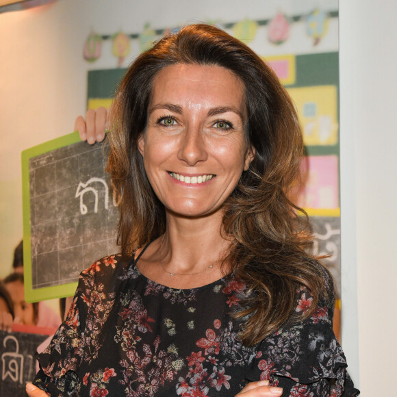 Anne-Claire Coudray lors de la clôture de l'opération "Levons le doigt pour l'éducation des filles" chez We Are à Paris le 30 janvier 2020. © Coadic Guirec / Bestimage